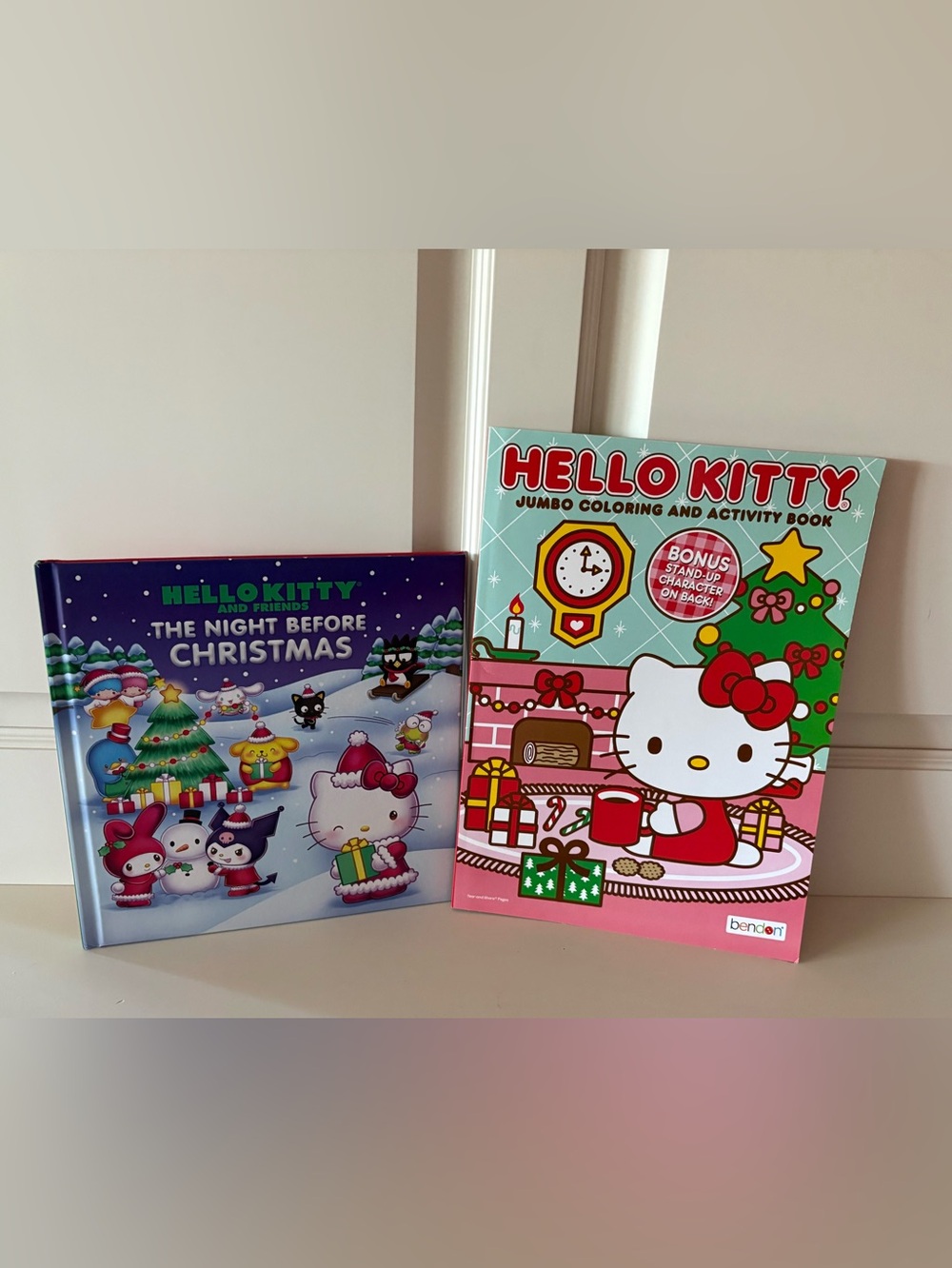 Hello Kitty The Night Before Christmas and Jumbo Coloring & Activity Book